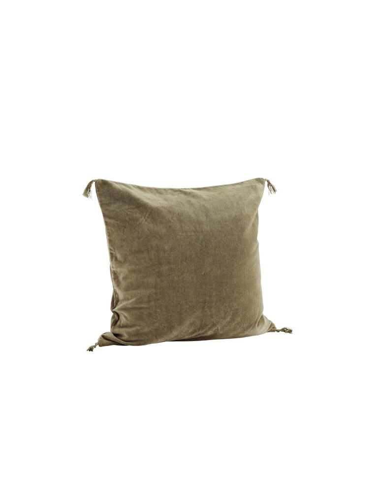 Velvet Cushion Cover with Tassels The Wilds - Main Image