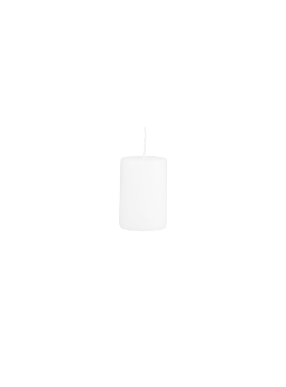 Pillar Candle, White Small