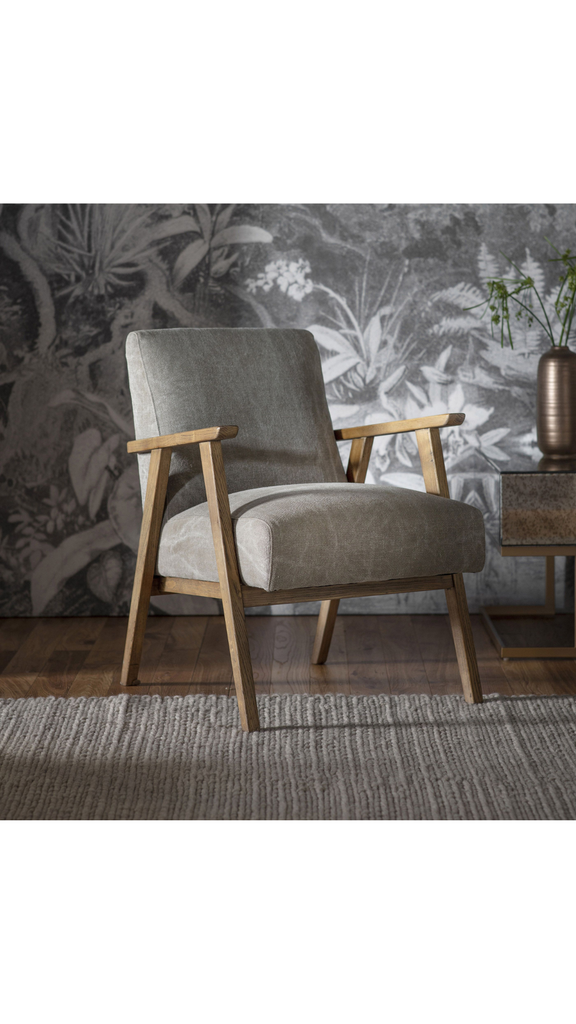 Natural Linen Armchair The Wilds