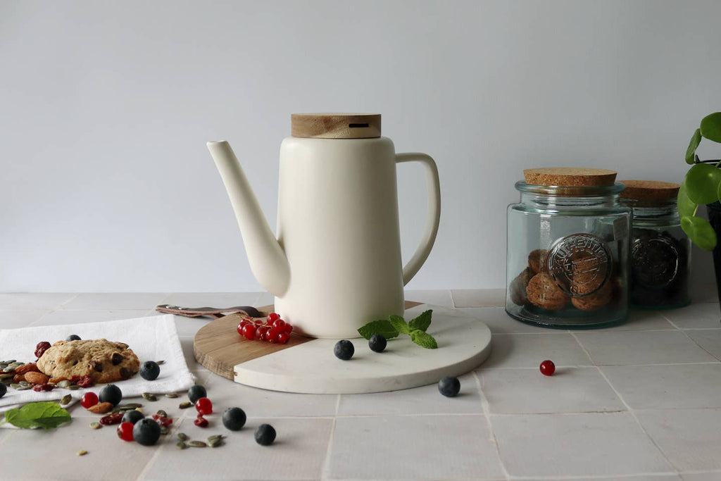 Enzo Teapot With Acacia Lid