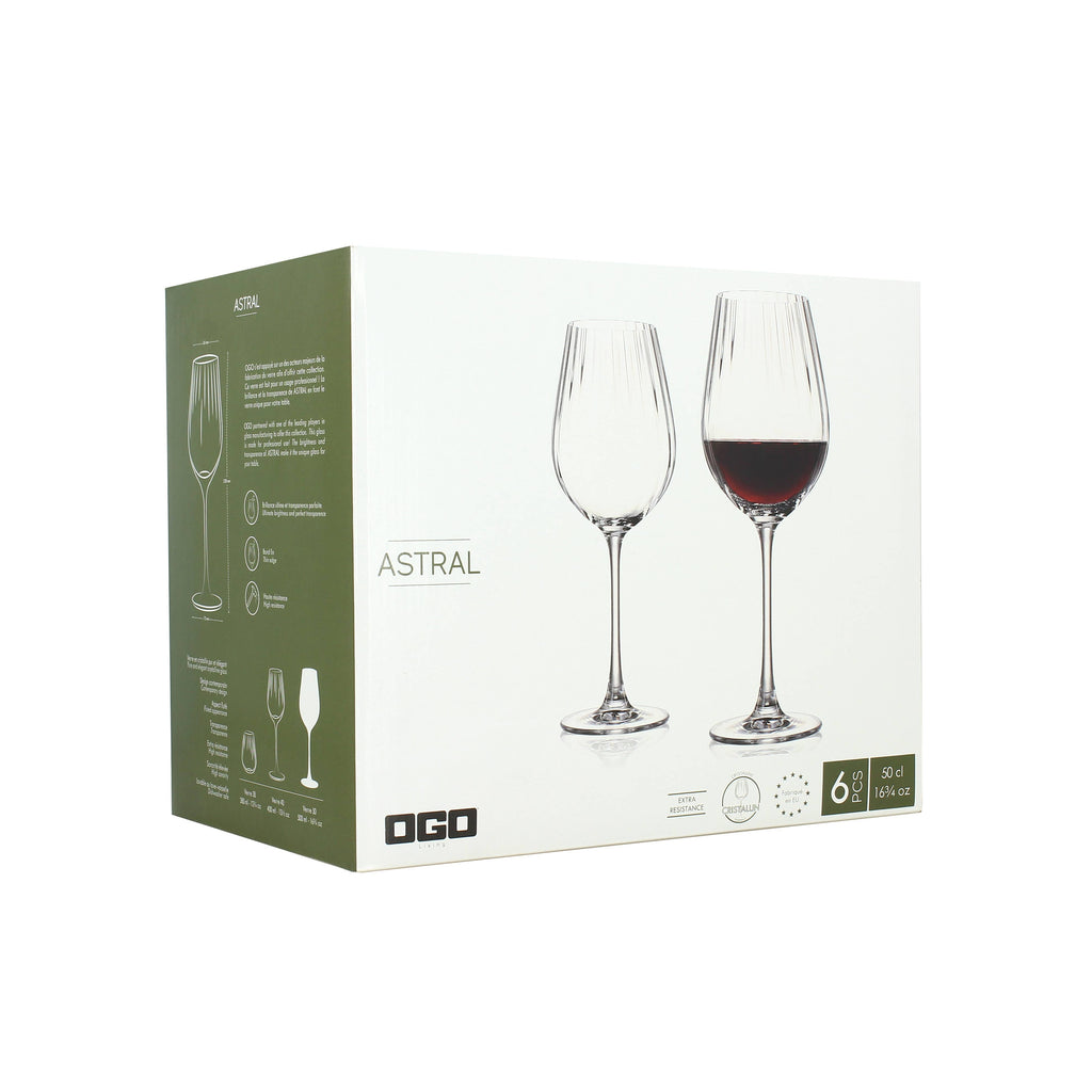 Astral Stemmed Glasses (Set of 6)
