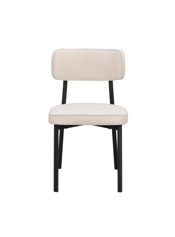 Paisley Chair - Beige/Black