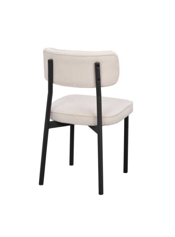 Paisley Chair - Beige/Black