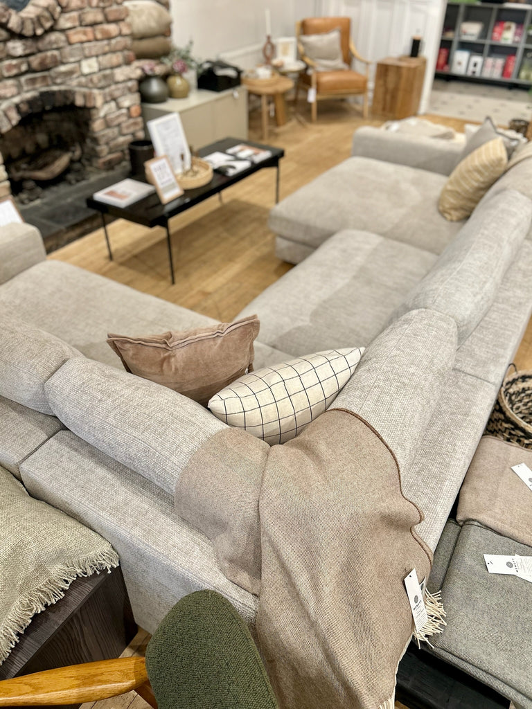 Duncan 3 Seater Chaise + Corner Unit + Mid Unit