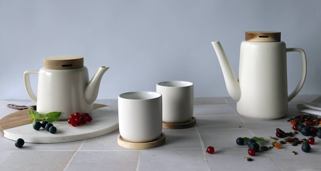 Enzo Teapot With Acacia Lid