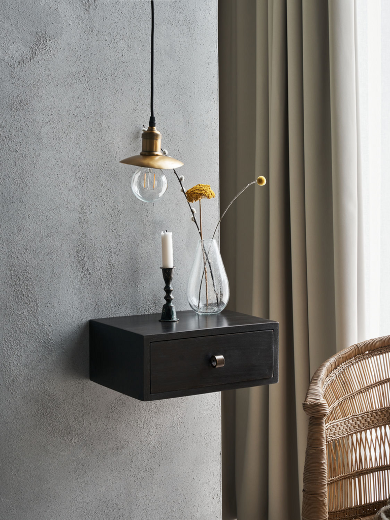 Bedsi Side Table - Dark Brown