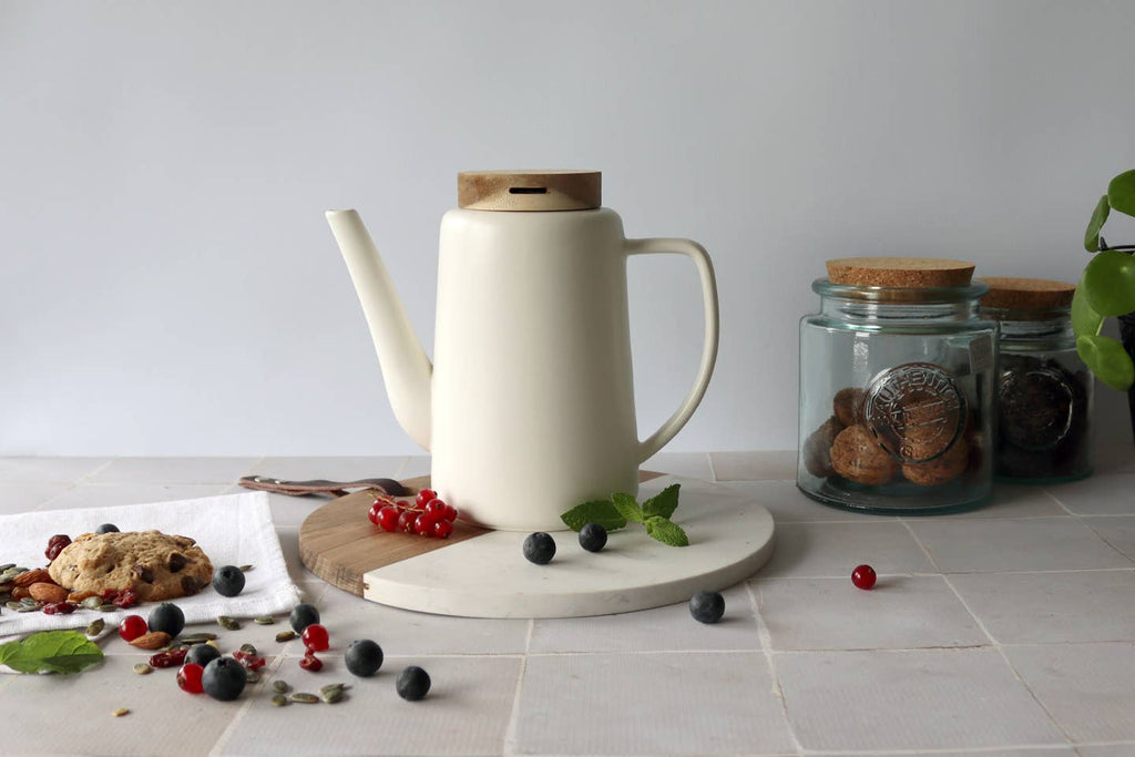 Enzo Teapot With Acacia Lid