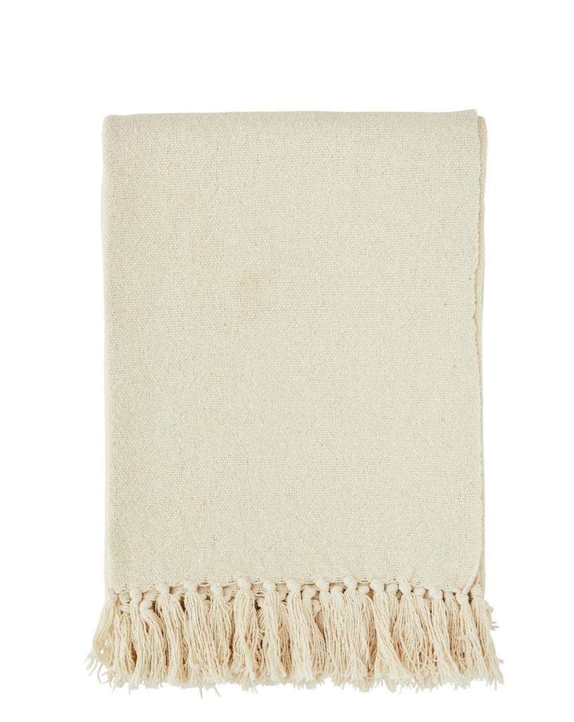 Recycled Throw Off White