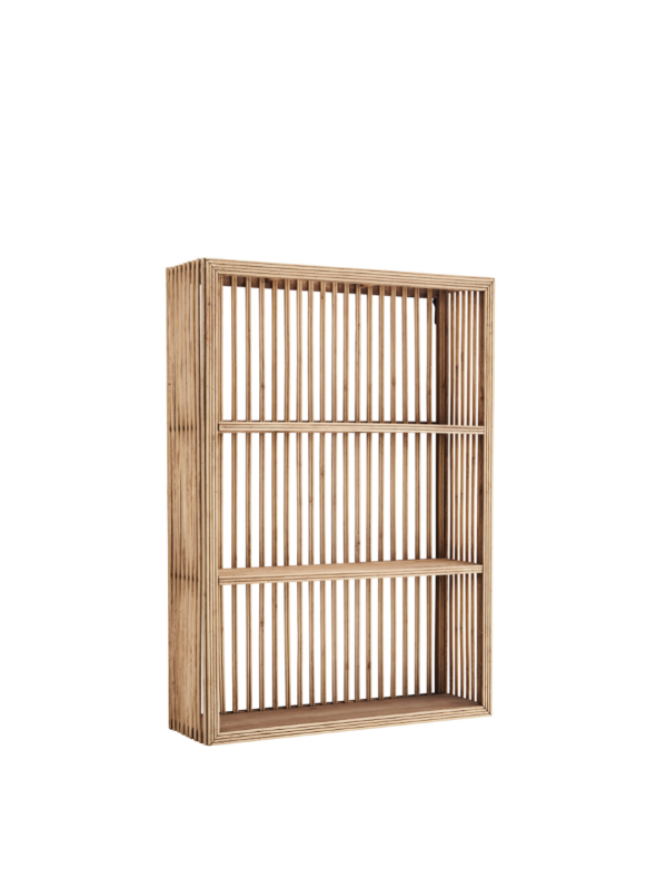 Rectangular Bamboo Shelf