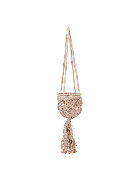 Belle Hanging Pot - Natural