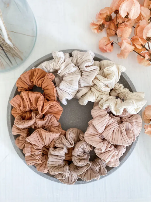 Soft Ribbed Scrunchies