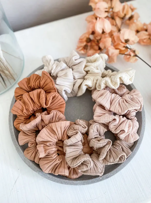 Soft Ribbed Scrunchies