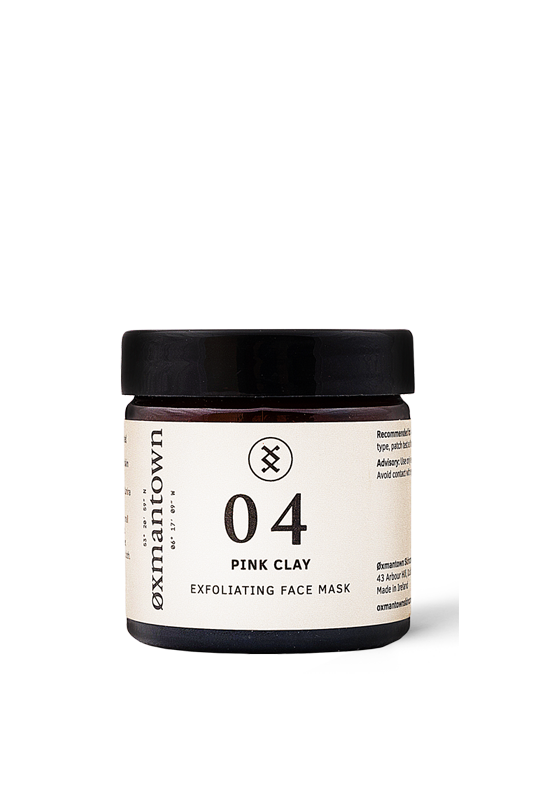 Oxmantown Exfoliating Face Mask Pink Clay  04