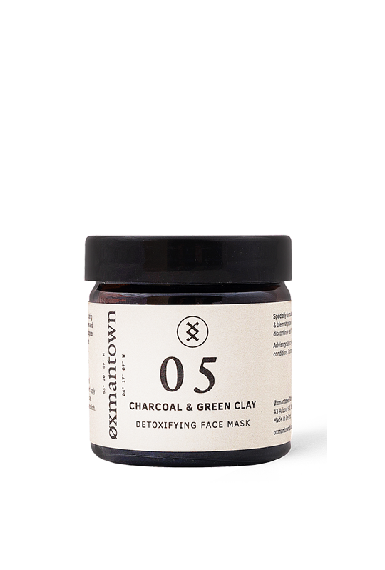 Oxmantown Detoxifying Face Mask Charcoal & Green Clay 05