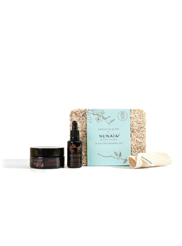 Nunaia Ground & Glow Skin Ritual Set