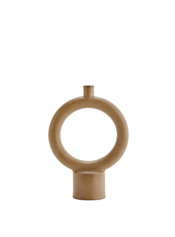 Stoneware Candle Holder