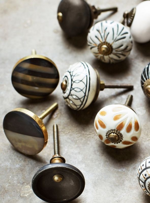 Striped Horn Doorknob