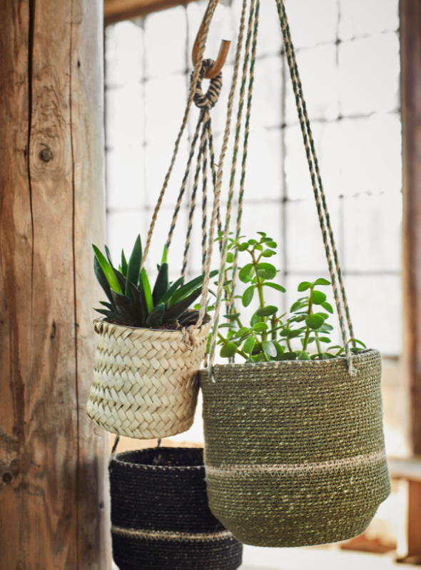 Hanging Grass Basket