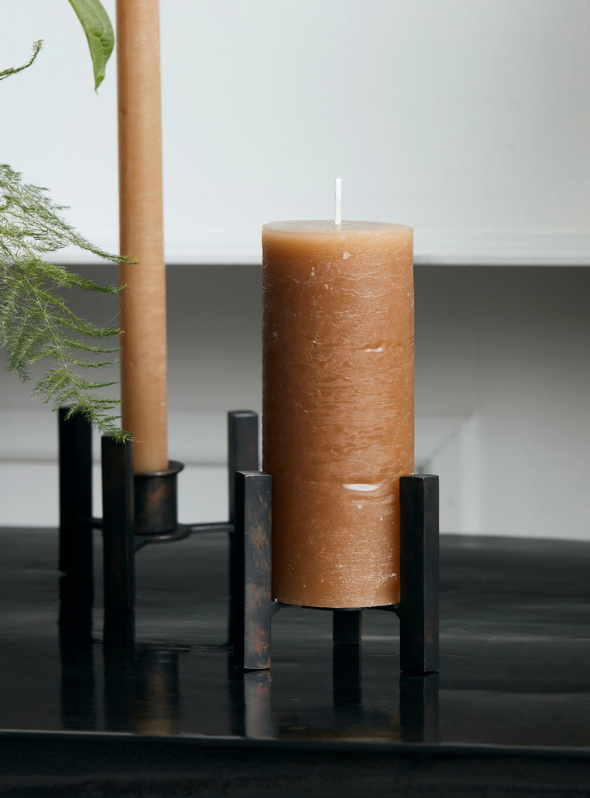 Set of Pillar Candles, Camel