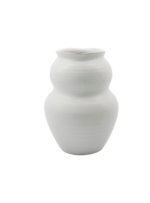 Juno White Vase Medium