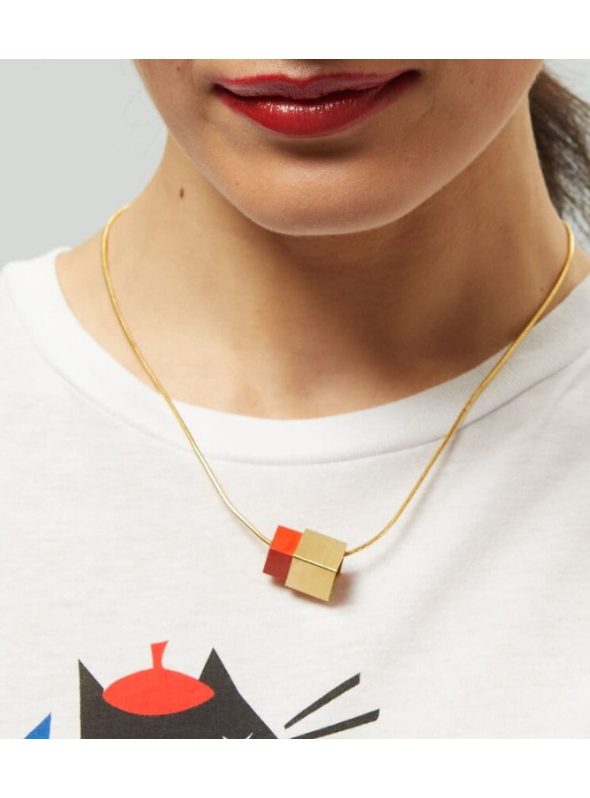Box Cube Necklace