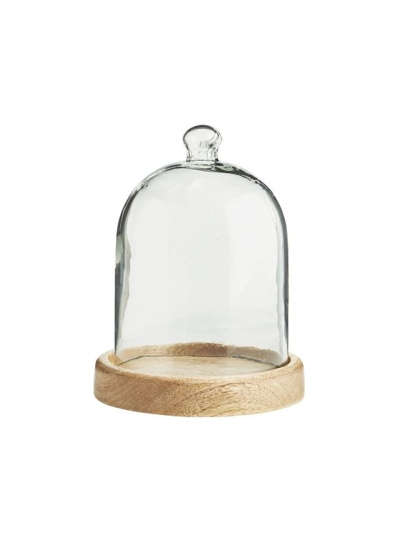 Glass Cover With Wooden Base