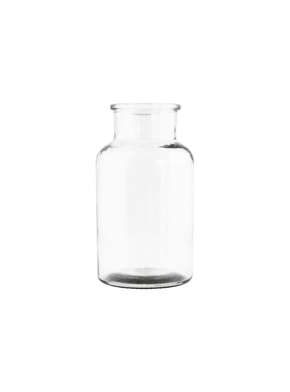 Clear Vase Jar Medium