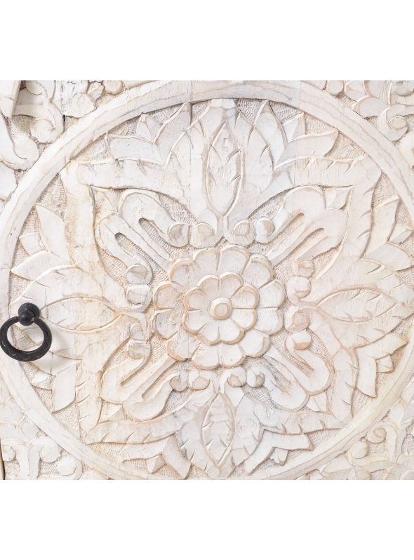 Jaipur White Side Table