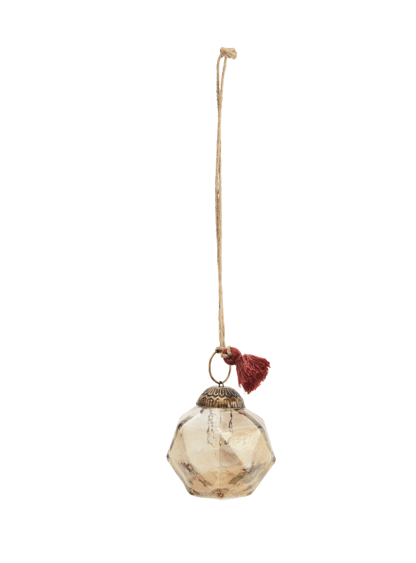 Hanging Glass Ornament, 8cm