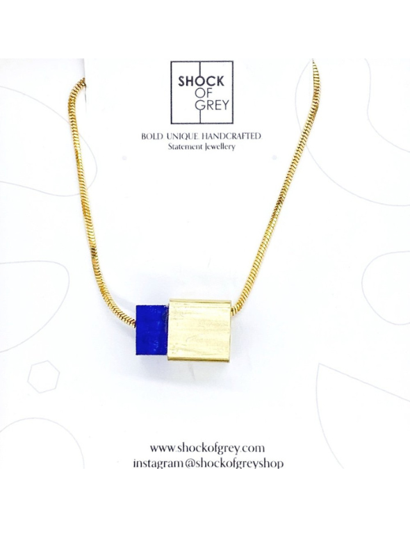 Box Cube Necklace
