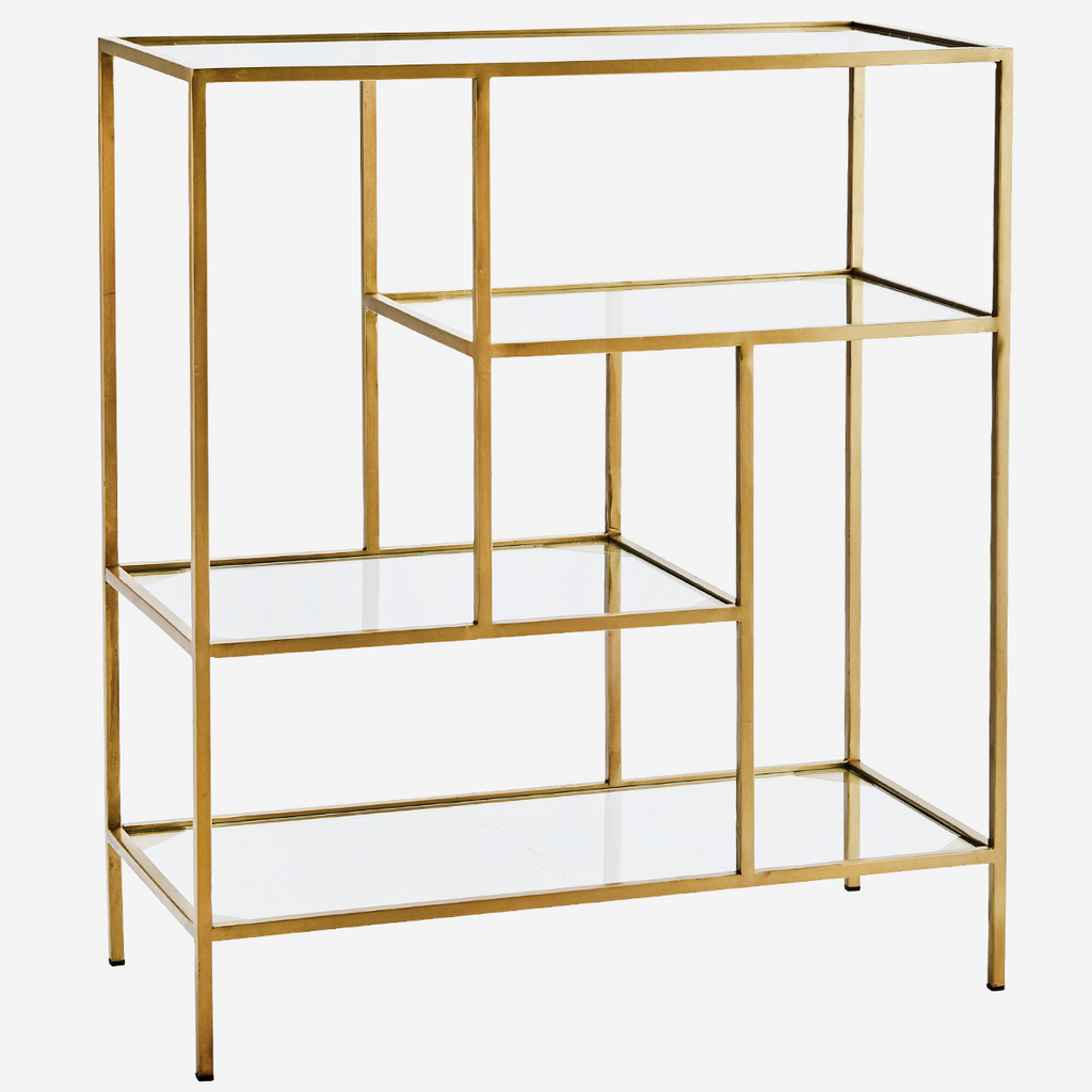 Antique Brass Console Table