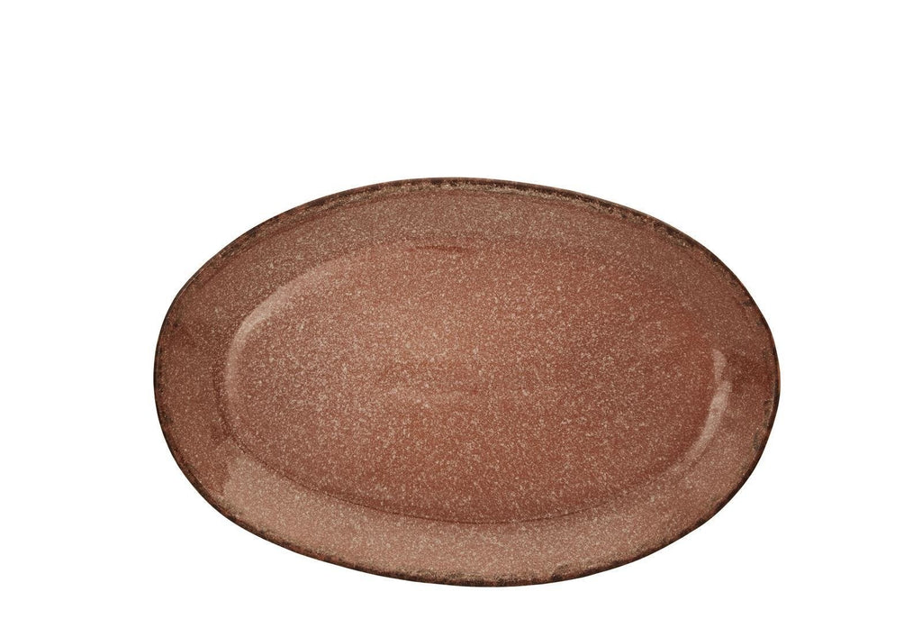 Oval Stoneware Serving Platter