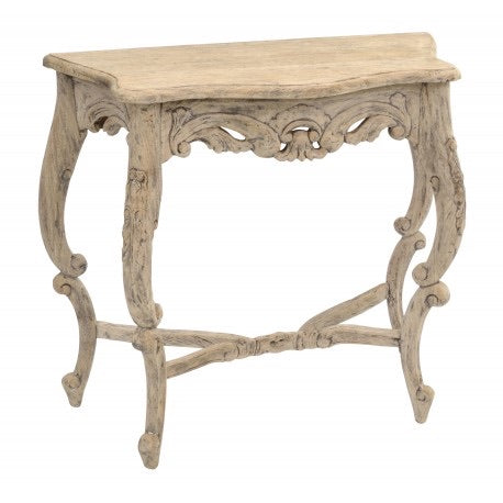Carved Mahogany Console Table