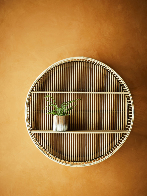 Round Bamboo Shelf